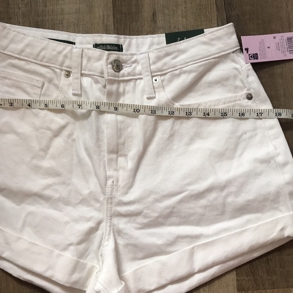 NWT wild fable highest rise mom shorts white size 6 - Picture 7 of 10